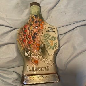 Jim Beam Gladfestival momence Illinois collector bottle